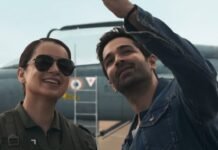 Varun Mitra while praising her Tejas co-star Kangana Ranaut says, “It was lovely working with her, to see her craft and sort of learn from it.”