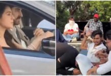 Mayhem on Set: Ayushmann & Sara’s Film Scene Explodes into Chaos in Prayagraj