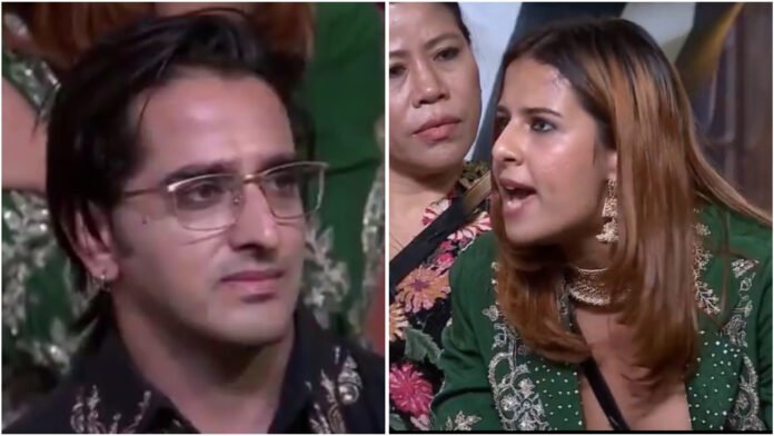 Rhiti Tiwari and Qazi Touqeer fighting on Bigg Boss 20