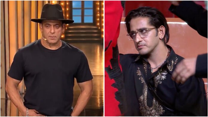 Salman Khan and Qazi Touqeer on Bigg Boss 20 Weekend Ka Vaar