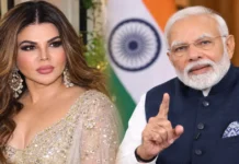 पीएम मोदी के जन्मदिन पर राखी सावंत ने शेयर किया विवादित पोस्ट, बीच की उंगली पर दीया रखकर दी बधाई Rakhi Sawant PM Modi Birthday Controversy