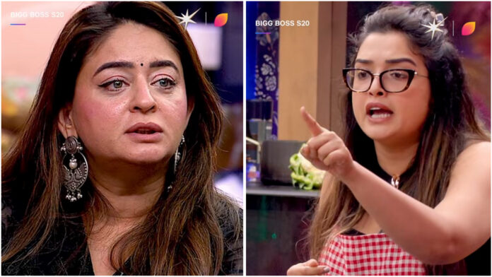 Bigg Boss 20 Amrapali Dubey Mahhi Vij argument