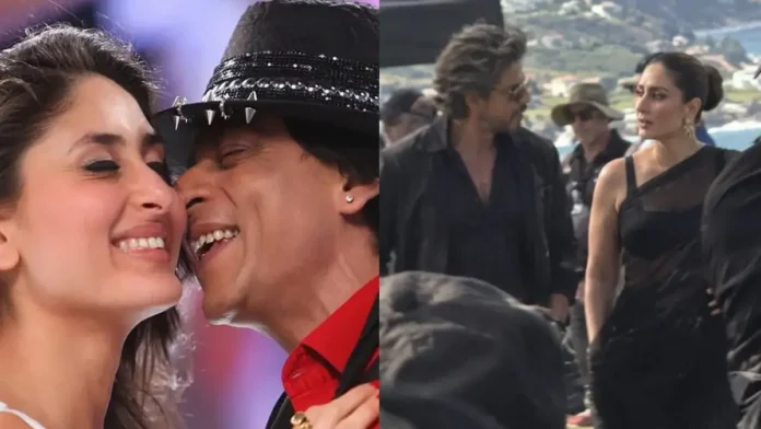 Shah Rukh Khan Kareena Kapoor King movie grand dance number shooting